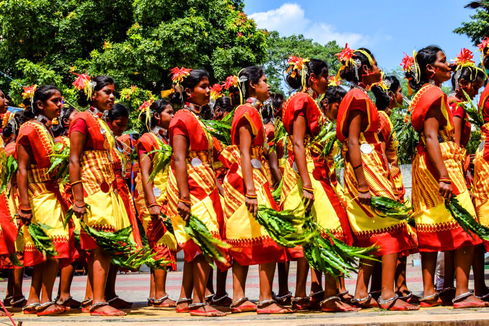 Jharkhand tribal Chhau dance traditional masked performance